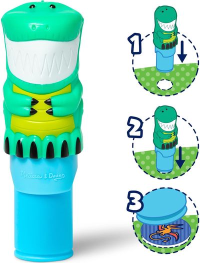 MELISSA & DOUG STICKER WOW! Veiklos knygelė Dinozauras