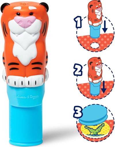 MELISSA & DOUG STICKER WOW! Veiklos knygelė Tigras