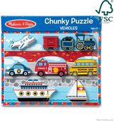 MELISSA & DOUG Vehicles Chunky Puzzle