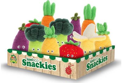 Pliušinis žaislas KEEL TOYS Fruits And Vegetables, 12 cm, įv. rūšių