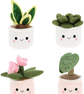 Pliušinis žaislas gėlių vazonėlis KEEL TOYS Plant Bobballs, 12 cm, įv. rūšių