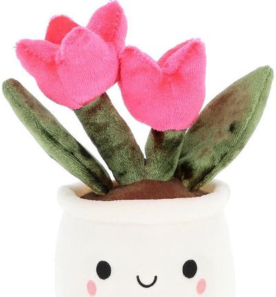 Pliušinis žaislas gėlių vazonėlis KEEL TOYS Flower Bobballs, 12 cm, įv. rūšių