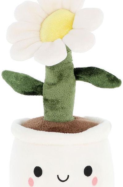 Pliušinis žaislas gėlių vazonėlis KEEL TOYS Flower Bobballs, 12 cm, įv. rūšių