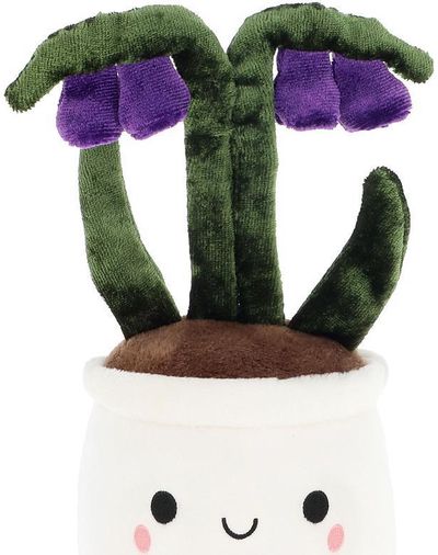 Pliušinis žaislas gėlių vazonėlis KEEL TOYS Flower Bobballs, 12 cm, įv. rūšių