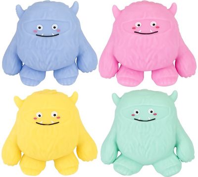Antistresinis žaislas SQUISHY SAND YETI MONSTER 9 cm., įv. rūšys