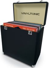 Vinilų dėžė VINYL TONIC PU leather LP Case Black (Witht VT04A)