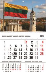 Sieninis kalendorius Vilnius 2026