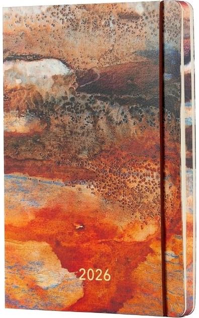 Darbo knyga minkštu eko odos viršeliu, Venera 2026, A6