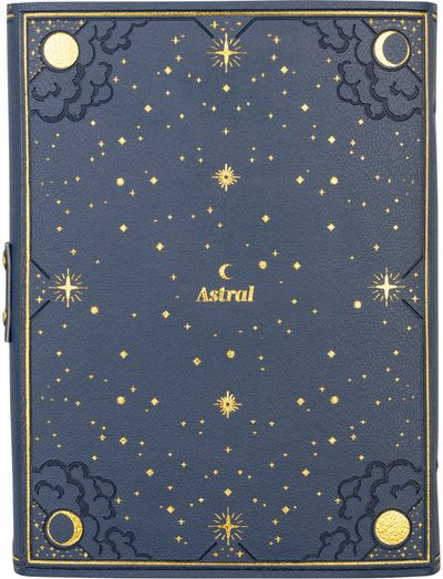 Užrašinė PREMIUM ASTRAL, dirbtinės odos viršelis, A5, 90 l.