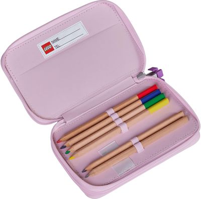 LEGO 3 skyrių pieštukinė su kanceliarinėmis priemonėmis Gėlės