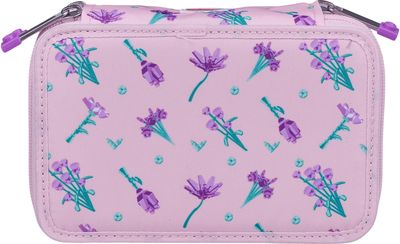 LEGO 3 skyrių pieštukinė su kanceliarinėmis priemonėmis Gėlės