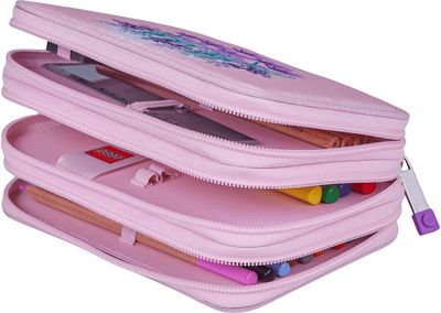 LEGO 3 skyrių pieštukinė su kanceliarinėmis priemonėmis Gėlės