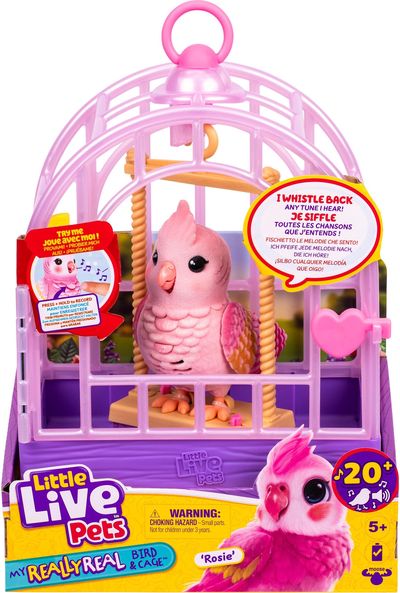 LITTLE LIVE PETS Paukščiukas su narveliu