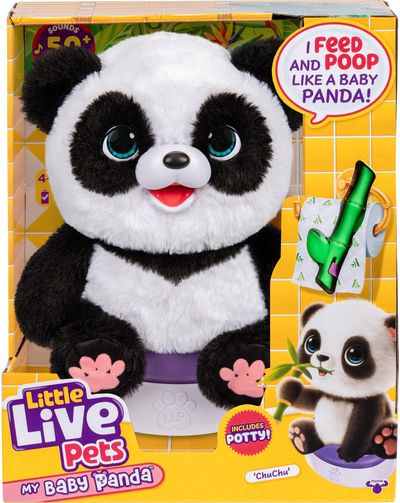LITTLE LIVE PETS Interaktyvus pliušinis pandos mažylis, 25 cm