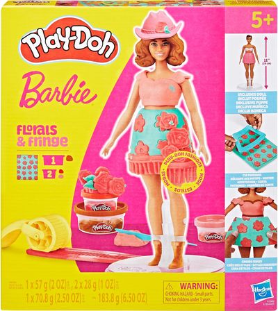 PLAY-DOH BARBIE playset Florals And Fringe