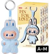 Kolekcinė pliušinė-vinilinė lėlė POP MART The Monsters Mini Labubu Pin For Love Series A-M, įv. rūšių