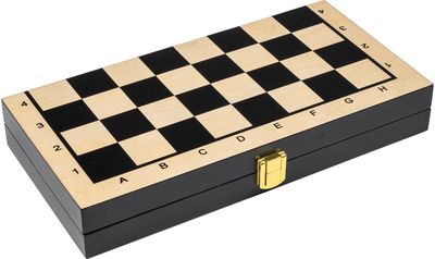 Šachmatų, šaškių ir nardų rinkinys PHILOS laukas 30 mm