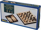 Šachmatų, šaškių ir nardų rinkinys PHILOS laukas 30 mm
