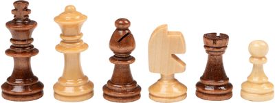 Šachmatai PHILOS laukas 30 mm, karalius 48 mm, su raidėmis ir skaičiais