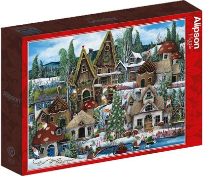 Dėlionė ALIPSON Gnome for the Holidays (Christmas), 1000 det.