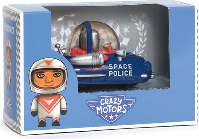 Mašinėlė DJECO Crazy Motors Space Police