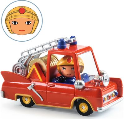 Mašinėlė DJECO Crazy Motors Little Fire Truck