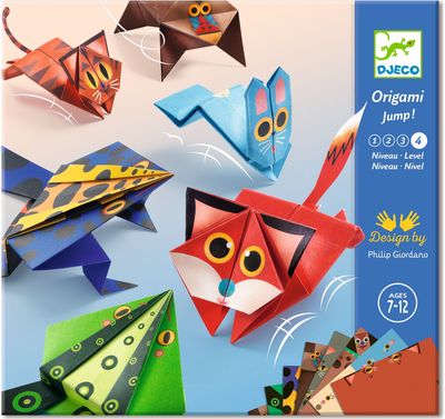 Kūrybinis origami rinkinys DJECO Jumping Animals