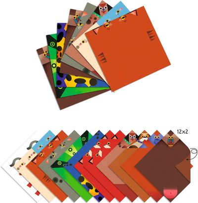 Kūrybinis origami rinkinys DJECO Jumping Animals