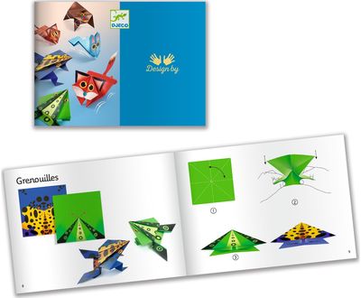 Kūrybinis origami rinkinys DJECO Jumping Animals