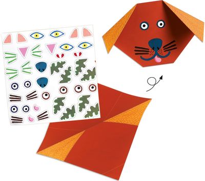 Kūrybinis origami rinkinys DJECO Animals