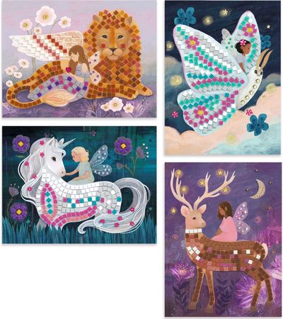 Kūrybinis mozaikos rinkinys DJECO Mosaic Kits The Enchanted World