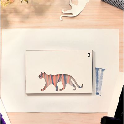 Kūrybinis rinkinys gelio spauda DJECO AGA Atelier 47 Gel Printing