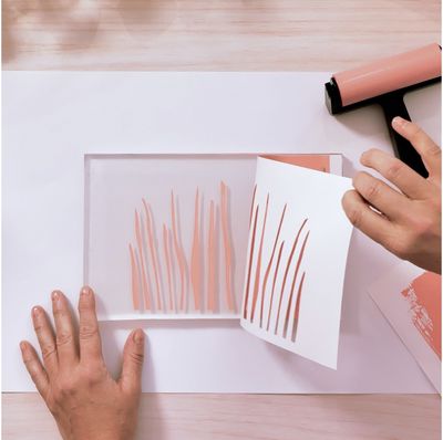 Kūrybinis rinkinys gelio spauda DJECO AGA Atelier 47 Gel Printing