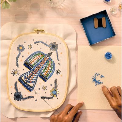 Kūrybinis rinkinys siuvinėjimas karoliukais DJECO AGA Atelier 59 Beadwork