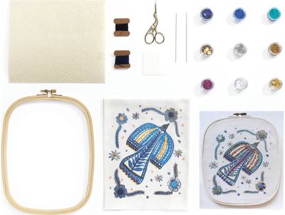 Kūrybinis rinkinys siuvinėjimas karoliukais DJECO AGA Atelier 59 Beadwork