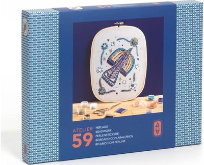 Kūrybinis rinkinys siuvinėjimas karoliukais DJECO AGA Atelier 59 Beadwork