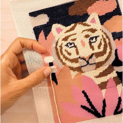 Kūrybinis rinkinys siuvinėjimas DJECO AGA Atelier 64 Needlepoint