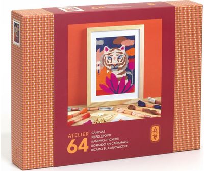 Kūrybinis rinkinys siuvinėjimas DJECO AGA Atelier 64 Needlepoint