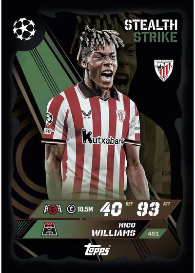 Kortelės UCC Match Attax 2025/2026 Eco Pack