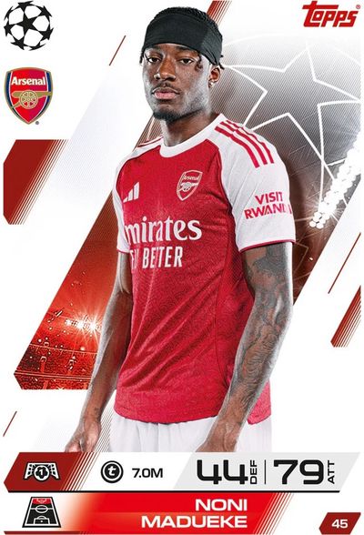 UEFA Champions League 2026 Match Attax kortelių papildymo rinkinys metalinėje dėžutėje, įv. rūšių