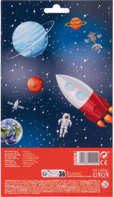 Lipdukai APLI B.STICKERS SPACECRAFT