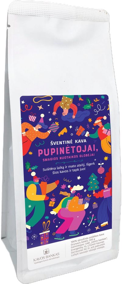 Šventinė kava „ Pupinėtojai“ malta 200g