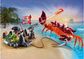 PLAYMOBIL PIRATES Rinkinys Kova su didžiuoju krabu 71532