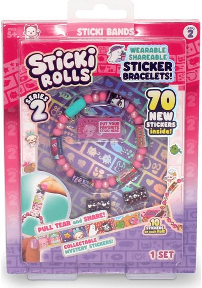 STICKI ROLLS Apyrankė su lipdukais