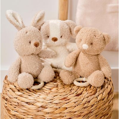 NATTOU TEDDY Muzikinis meškutis, 16 cm