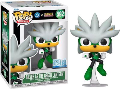 FUNKO POP! Vinilinė figūrėlė: DC / Sonic - Silver / Green Lantern