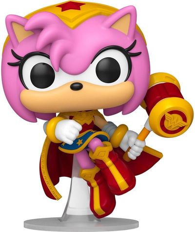 FUNKO POP! Vinilinė figūrėlė: DC / Sonic - Amy Rose / Wonder Woman
