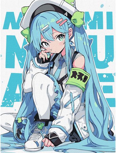 Tapyba pagal numerius IDEYKA Žavinga mergina, 40 x 50 cm