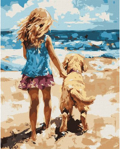 Tapyba pagal numerius IDEYKA Visada kartu, 40 x 50 cm