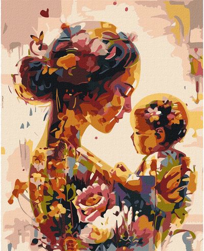 Tapyba pagal numerius IDEYKA Moteriškumo žydėjimas, 40 x 50 cm